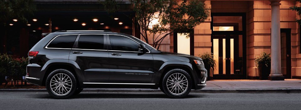 2021 Jeep Grand Cherokee Trims near Edgewood MD 2018Jeep Grand Cherokee parked on a street