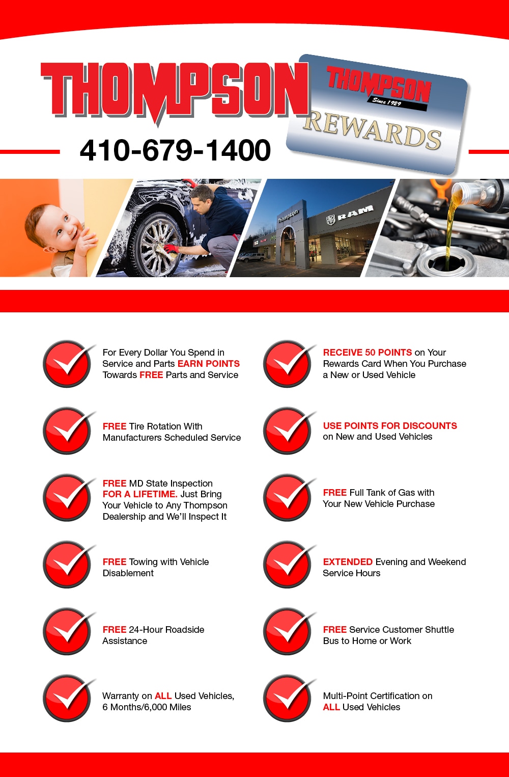 Why Buy from Thompson Chrysler Dodge Jeep Ram in Edgewood, MD