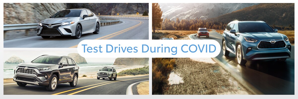 Test Drive your vehicle safely and easily during COVID at Thompson Toyota in Doylestown