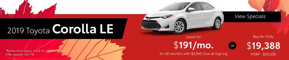 Corolla - September