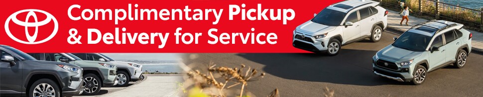Complimentary Pickup and Delivery for Service