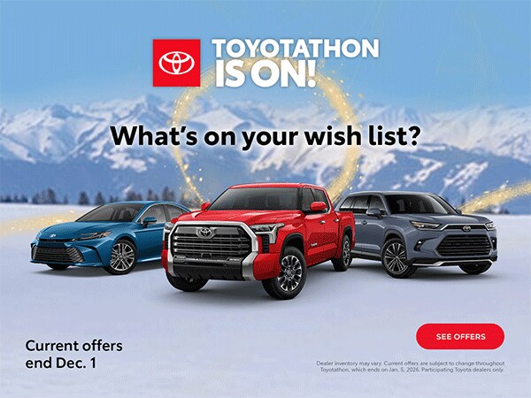 Toyotathon is ON at Thompson Toyota in Doylestown!