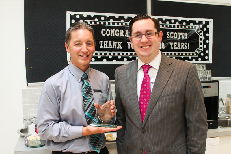 Celebrating 30 Years.
Congratulations Scott Murely.