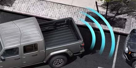 parksense rear park assist system