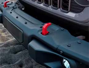 front and rear tow hooks