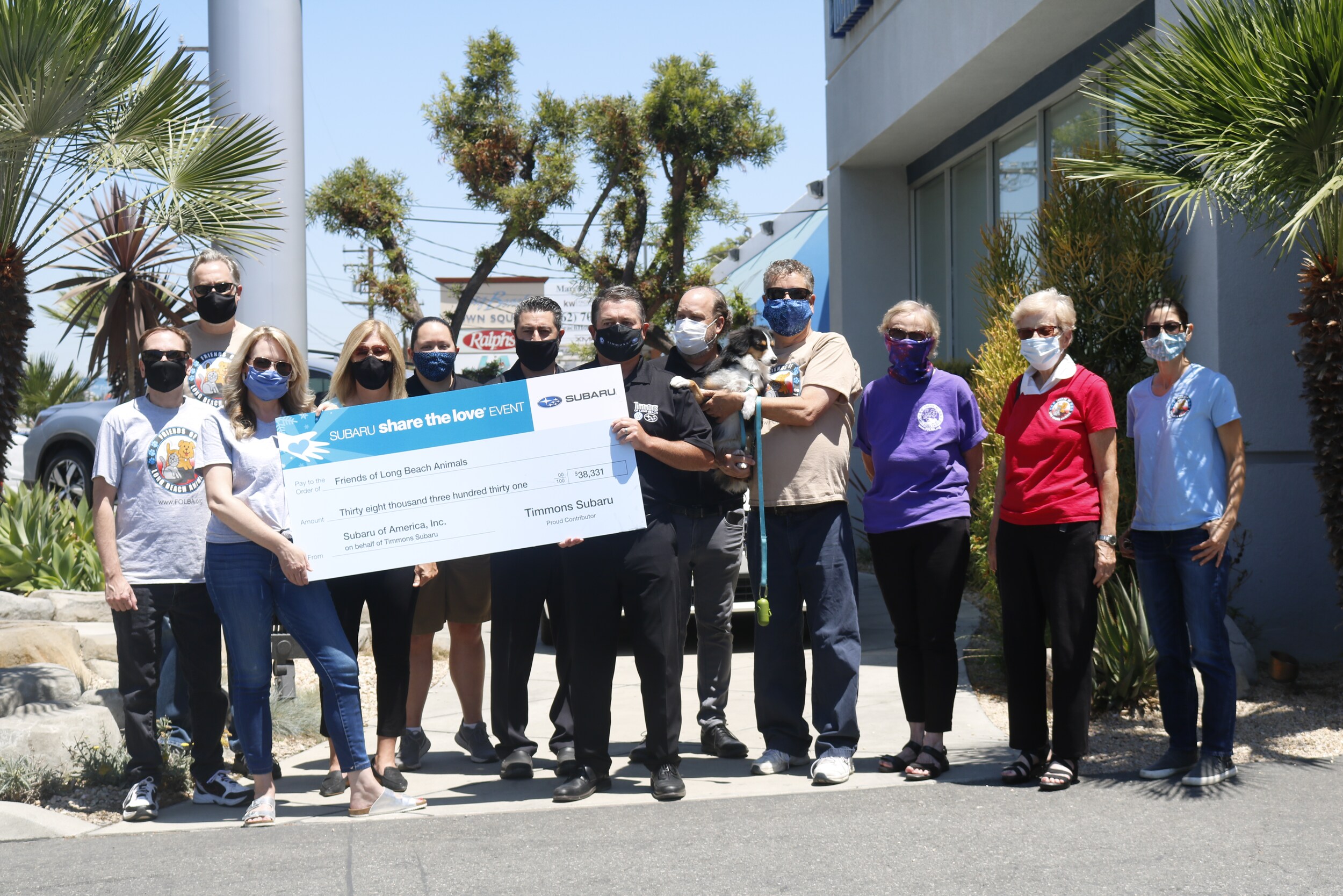 Timmoons Subaru and Friends of Long Beach Animals Timmons of Long Beach Shares the Love with the Friends of Long Beach Animals