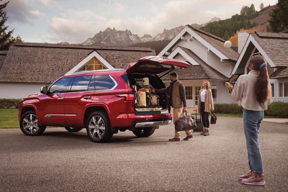 2023 Sequoia - Red - Unloading Car - House.png