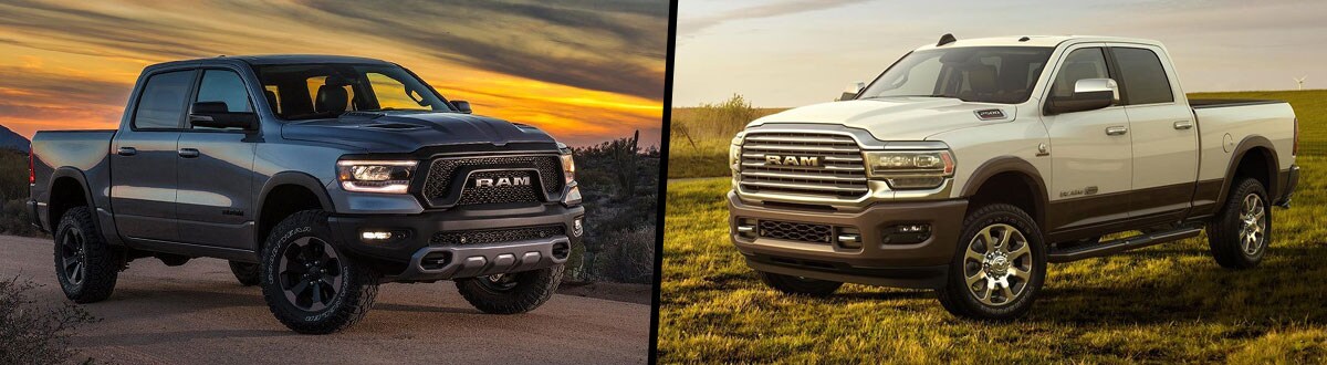 2019 RAM 1500 vs 2019 RAM 2500