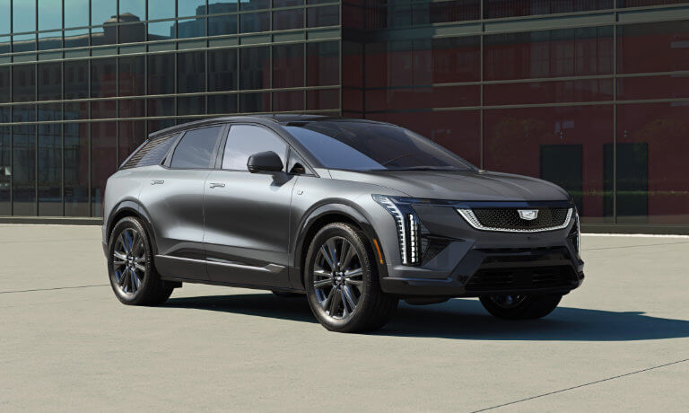 2025 Cadillac OPTIQ parked by windows
