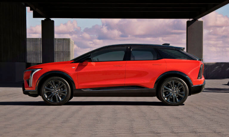 2025 Cadillac OPTIQ side view by building