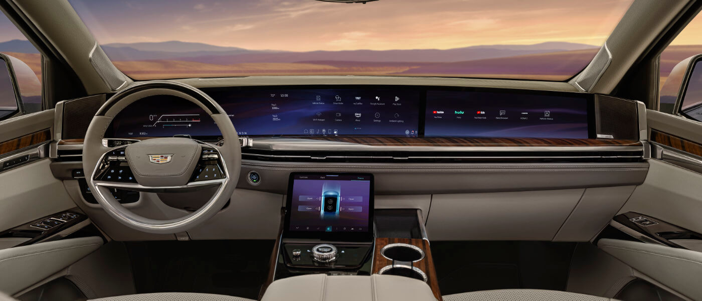 2025 Cadillac Escalade interior dashboard and infotainment system