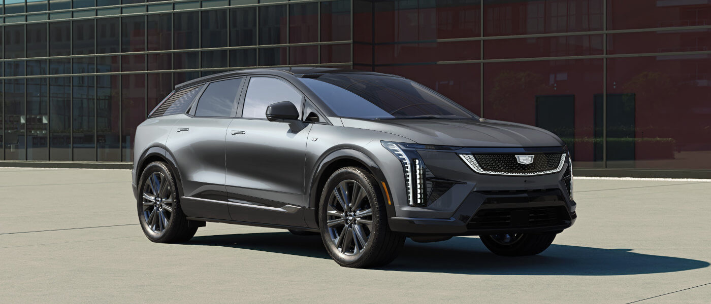 2025 Cadillac OPTIQ parked by windows