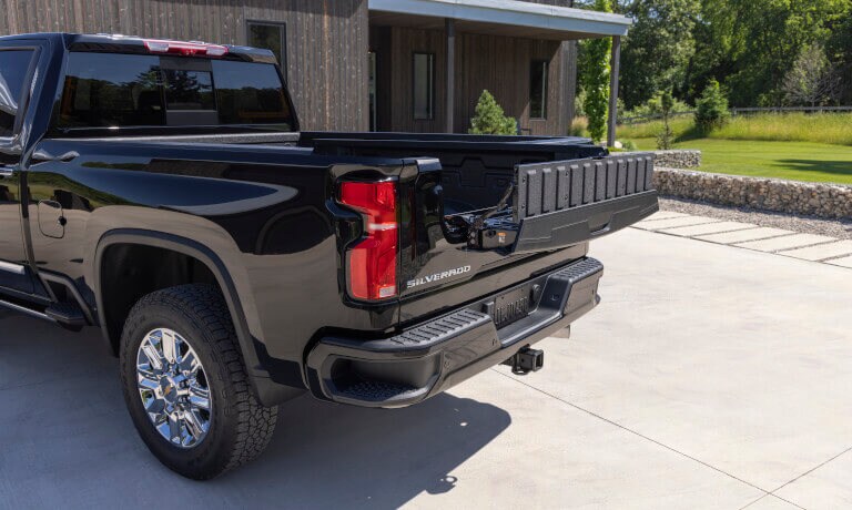 2025 Chevy Silverado 2500 bed door pulled down