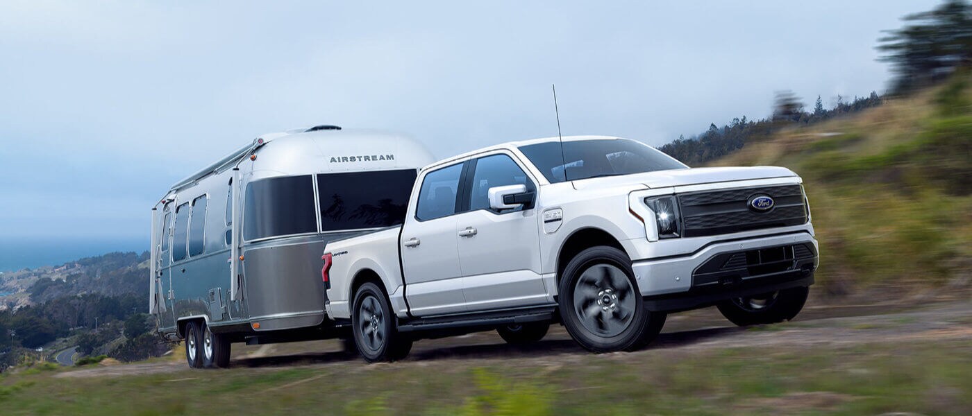 2025 Ford F-150 Lightning Exterior Towing Airstream