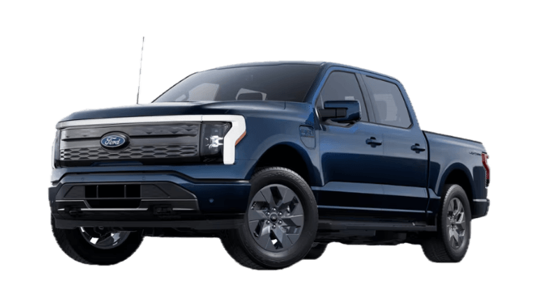 2025 Ford F-150 Lightning Lariat Exterior - Antimatter Blue Metallic