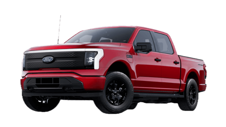 2025 Ford F-150 Lightning XLT Exterior - Rapid Red Metallic Tintcoat
