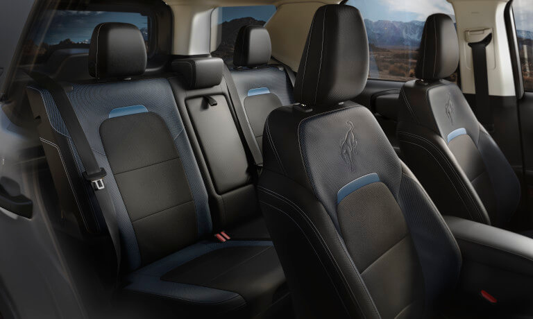 2025 Ford Bronco Interior Seating Front Angle View