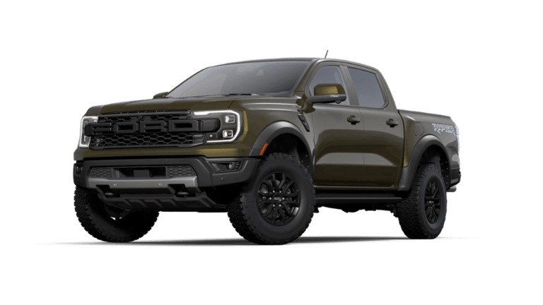 2025 Ford Ranger Raptor Exterior - Shelter Green Metallic