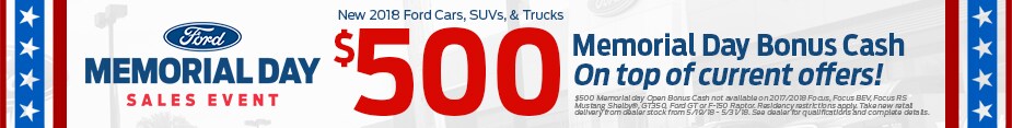TM Ford Memorial Day Sale