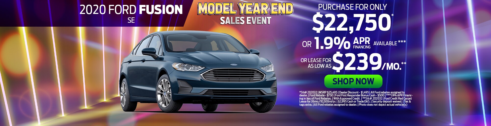Tom Masano Ford Fusion 2020