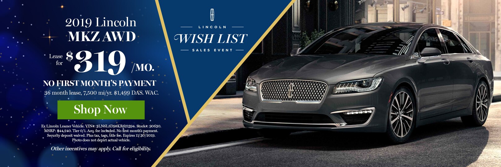 Tom Masano 2019 Lincoln MKZ AWD