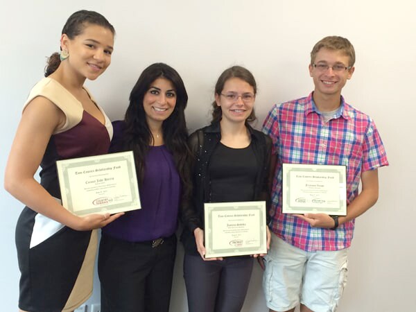 Tom Cosenzi Scholarship Fund - 2015 Winners Tom Cosenzi Scholarship Fund - 2015 Winners