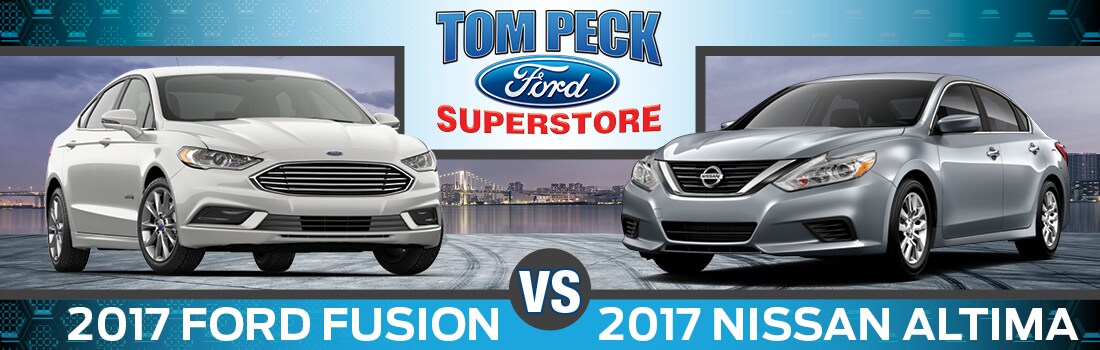 2017 Ford Fusion vs. 2017 Nissan Altima Near Crystal Lake, IL