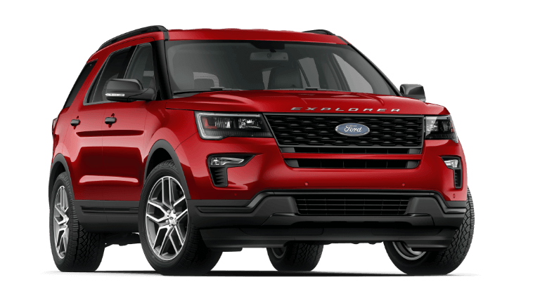 2019 Ford Explorer Sport in Ruby Red