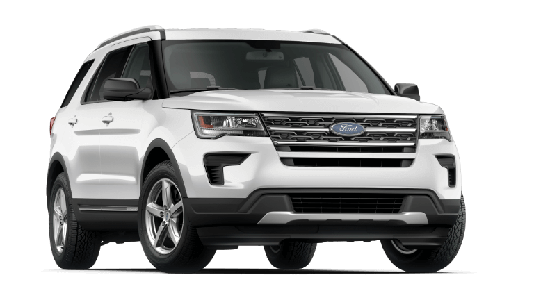2019 Ford Explorer XLT in White