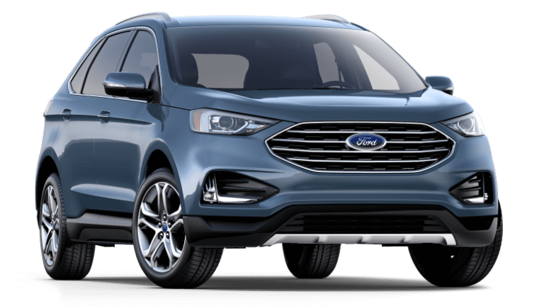 2019 Ford Edge Titanium in blue
