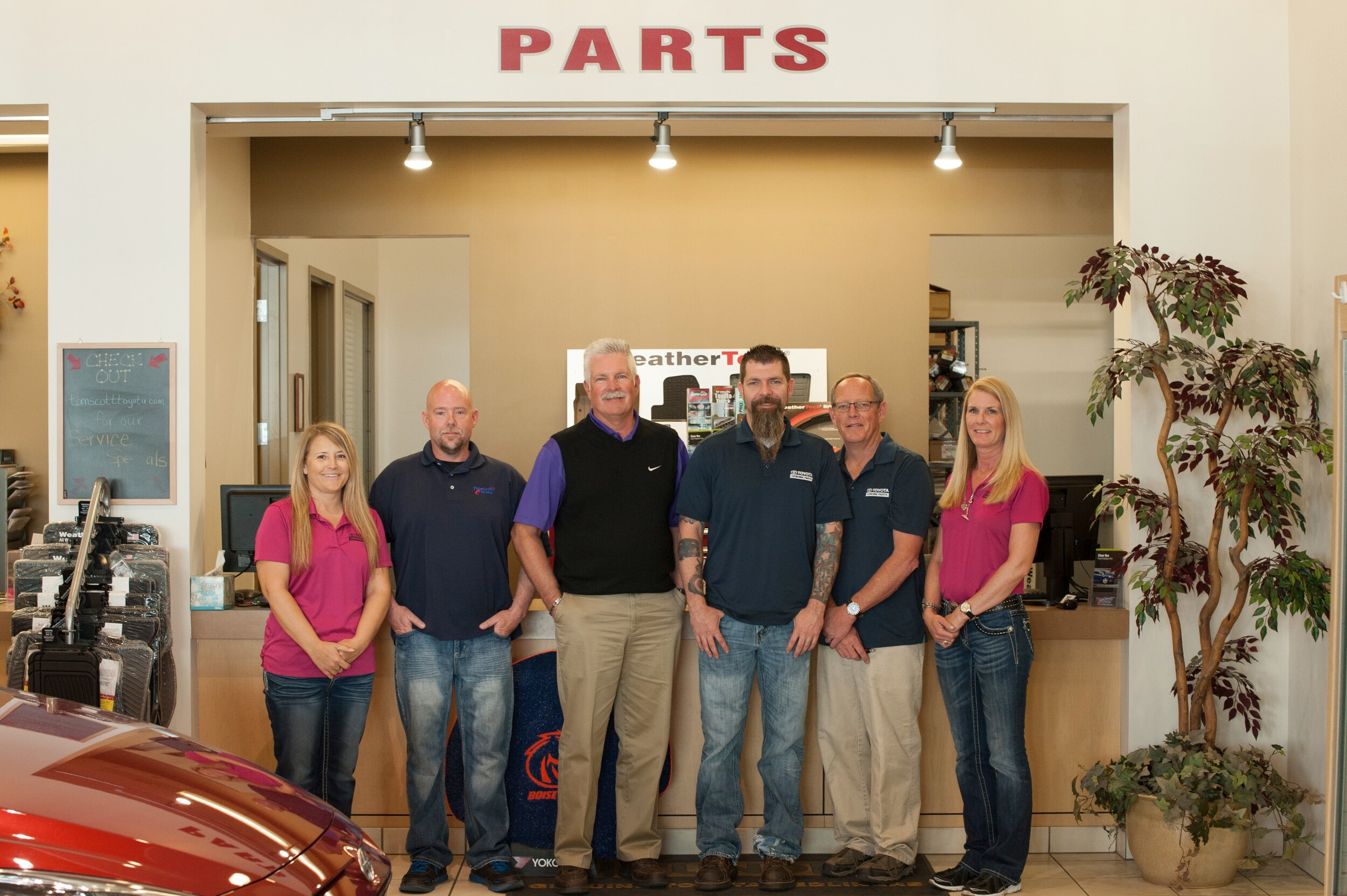Tom Scott Toyota Parts Department