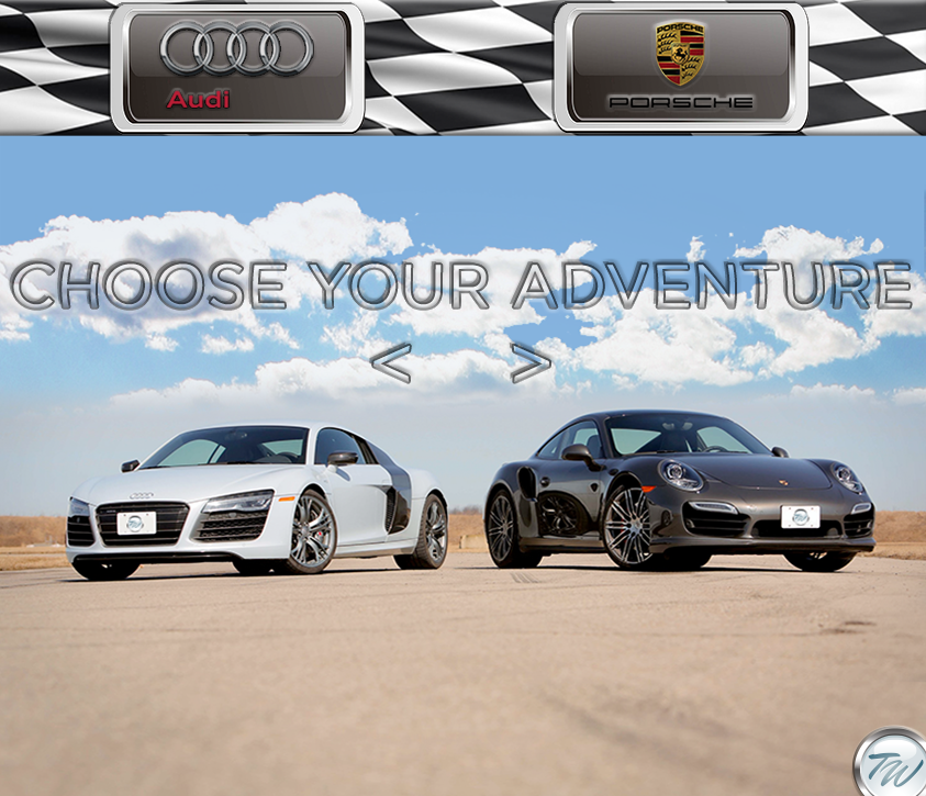 tom wood porsche audi landing page Tom Wood Porsche and Audi have split into two new locations facilities. Select a brand and you will be redirected to that dealer website