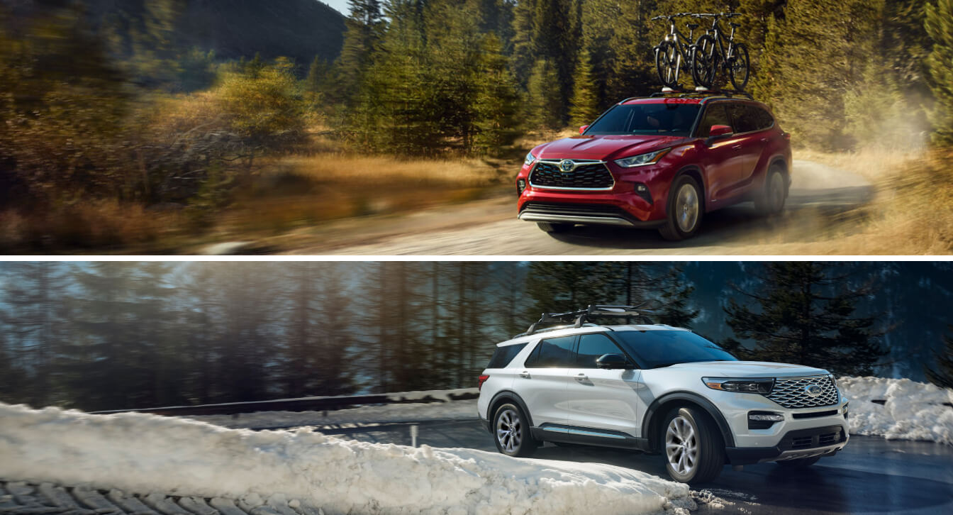 Toyota Highlander vs. Ford Explorer Specs