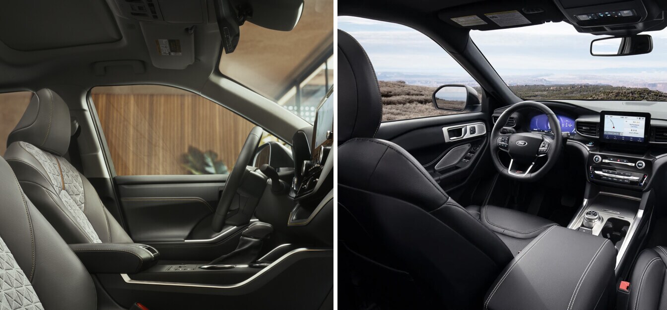 Ford Explorer vs. Toyota Highlander Dimensions