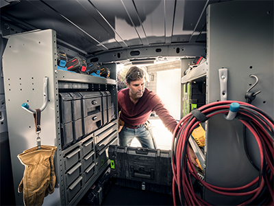 ford transit connect bed