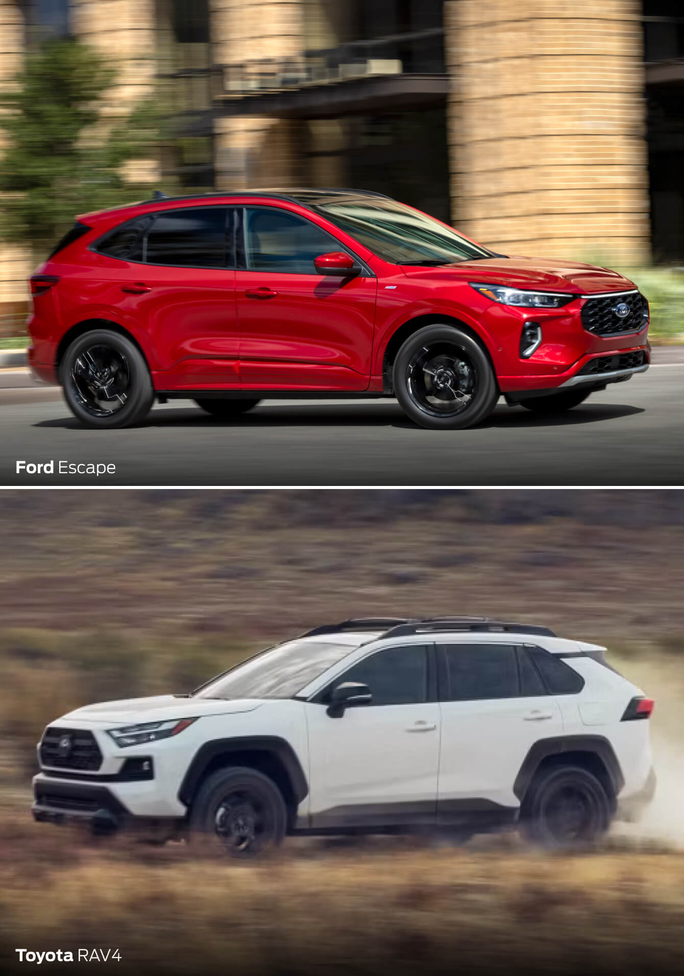 2025 Ford Escape vs. Toyota RAV4 MPG