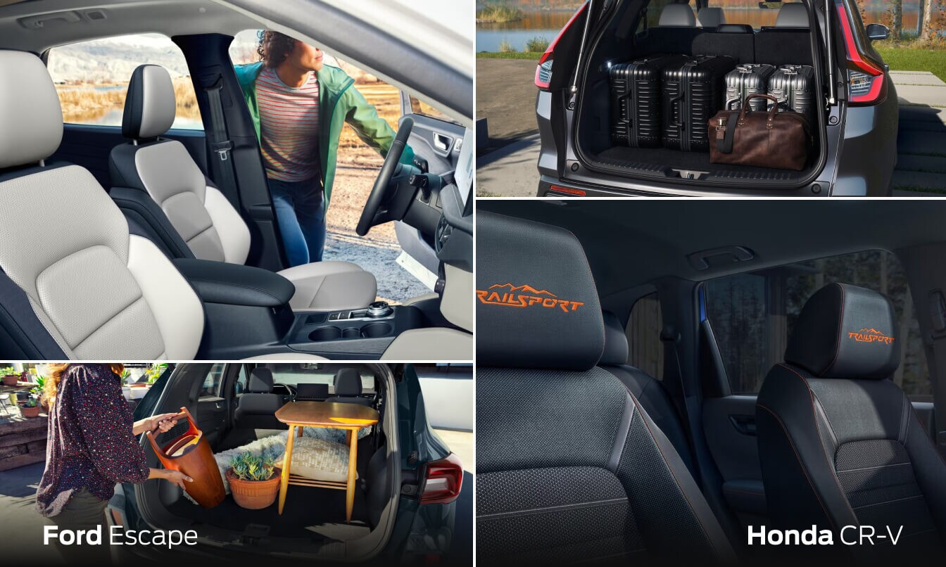 Honda CR-V vs. Ford Escape Seating Capacity & Dimensions