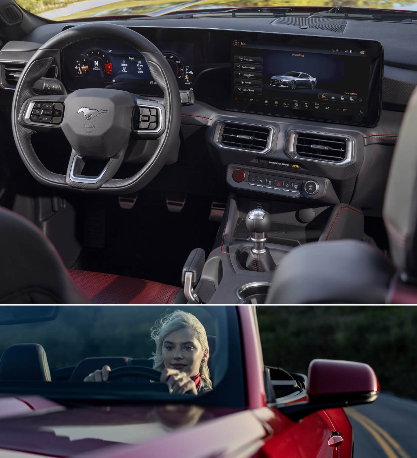 Features on the 2024 Ford Mustang