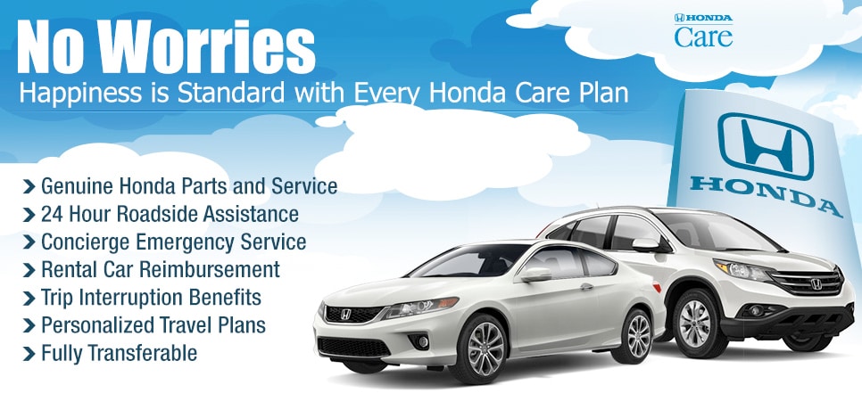 Honda care vehicle service contract cost #1