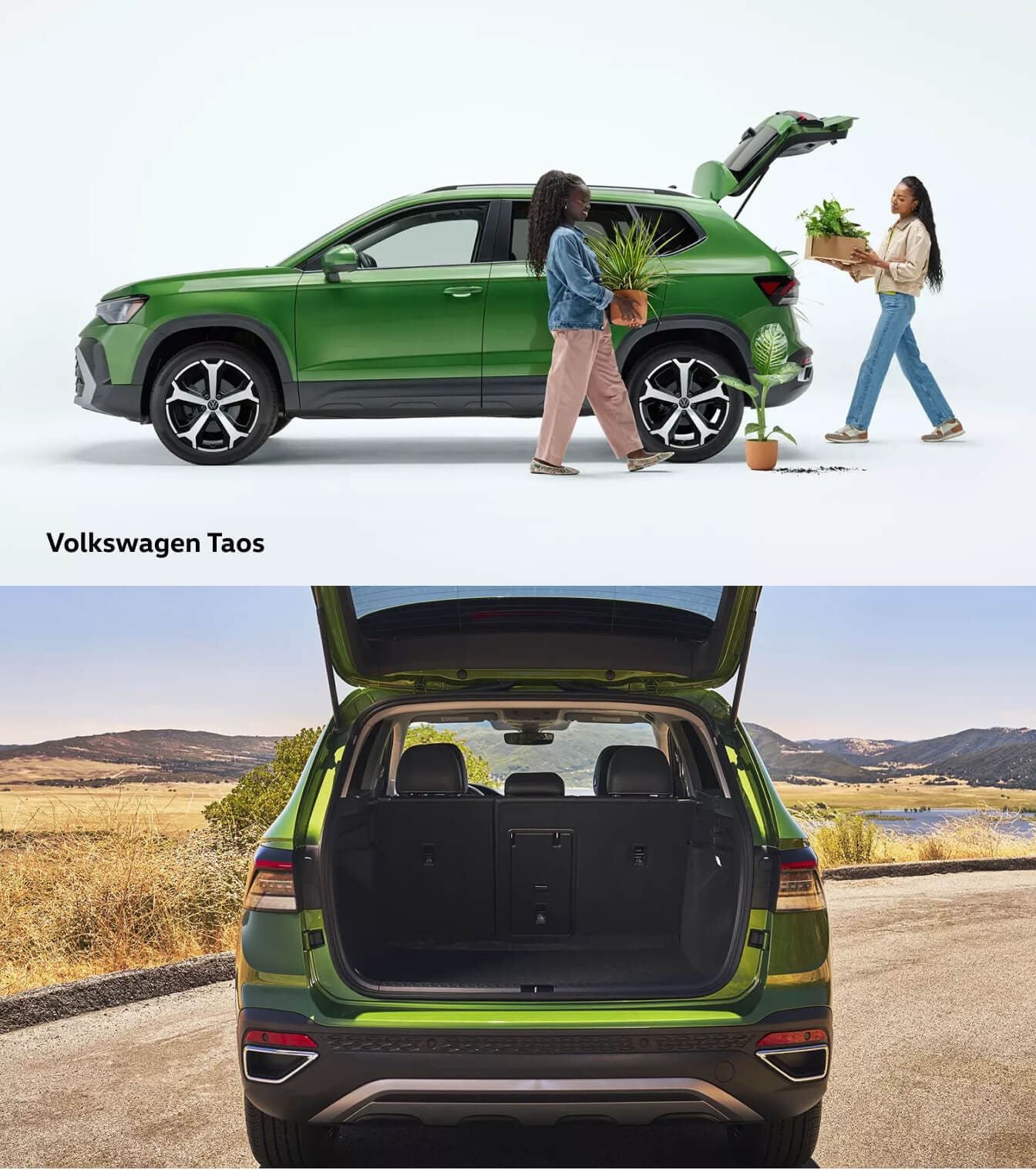 Volkswagen Taos vs. Toyota Corolla Cross: Dimensions & Cargo Space