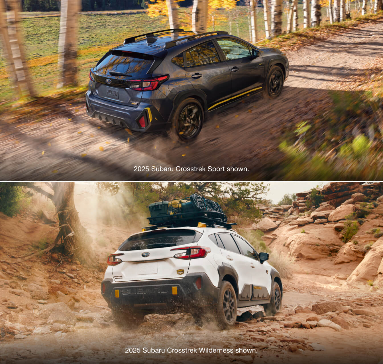 Crosstrek Sport vs. Wilderness MPG & Specs