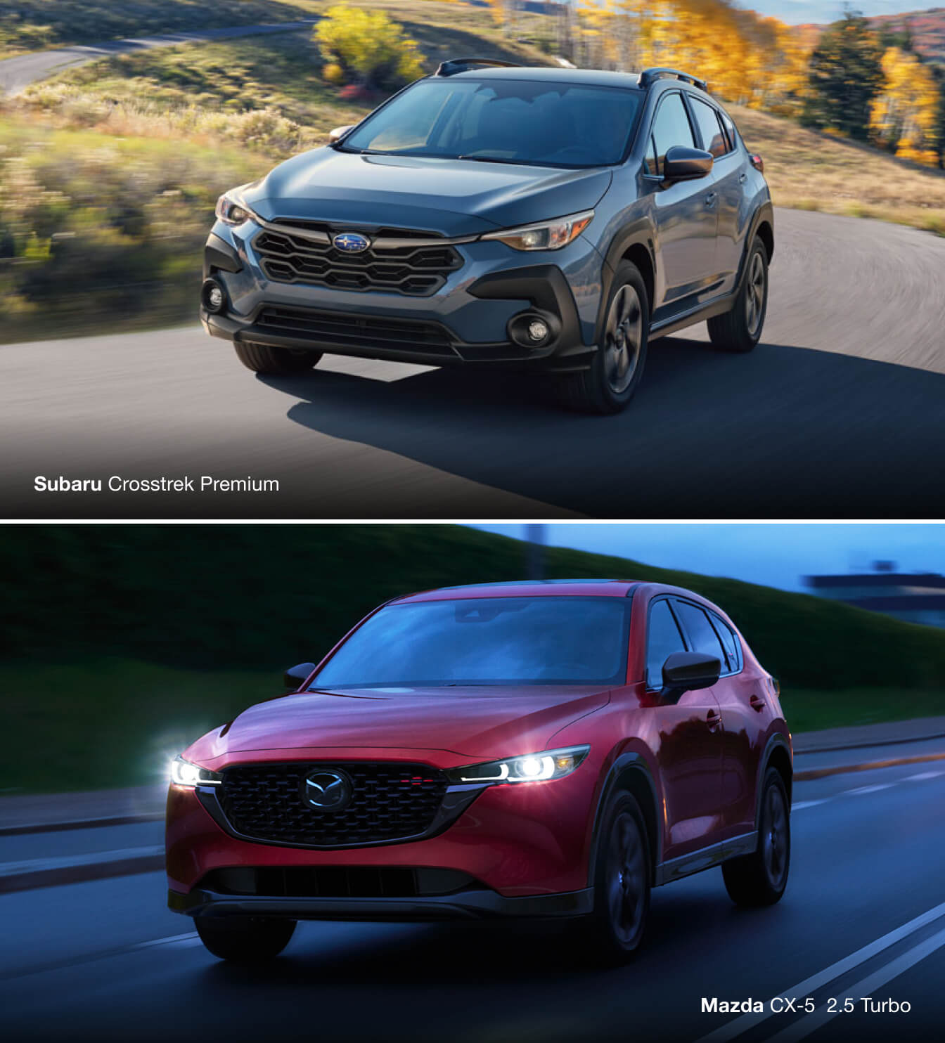 Subaru Crosstrek vs. Mazda CX-5 Trim Levels