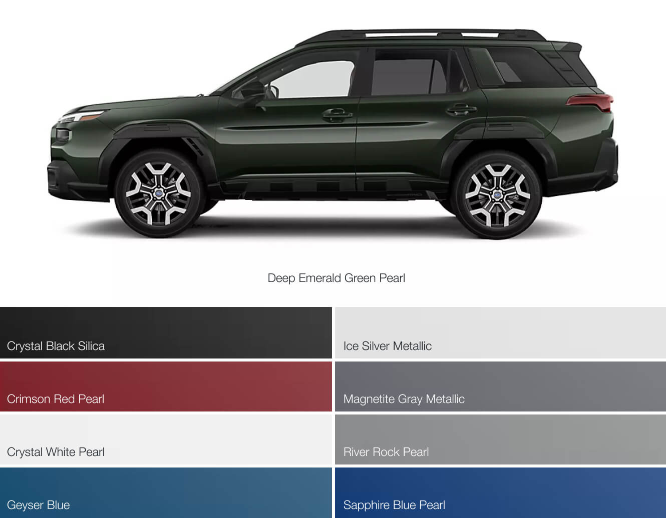 Subaru Outback Exterior Colors