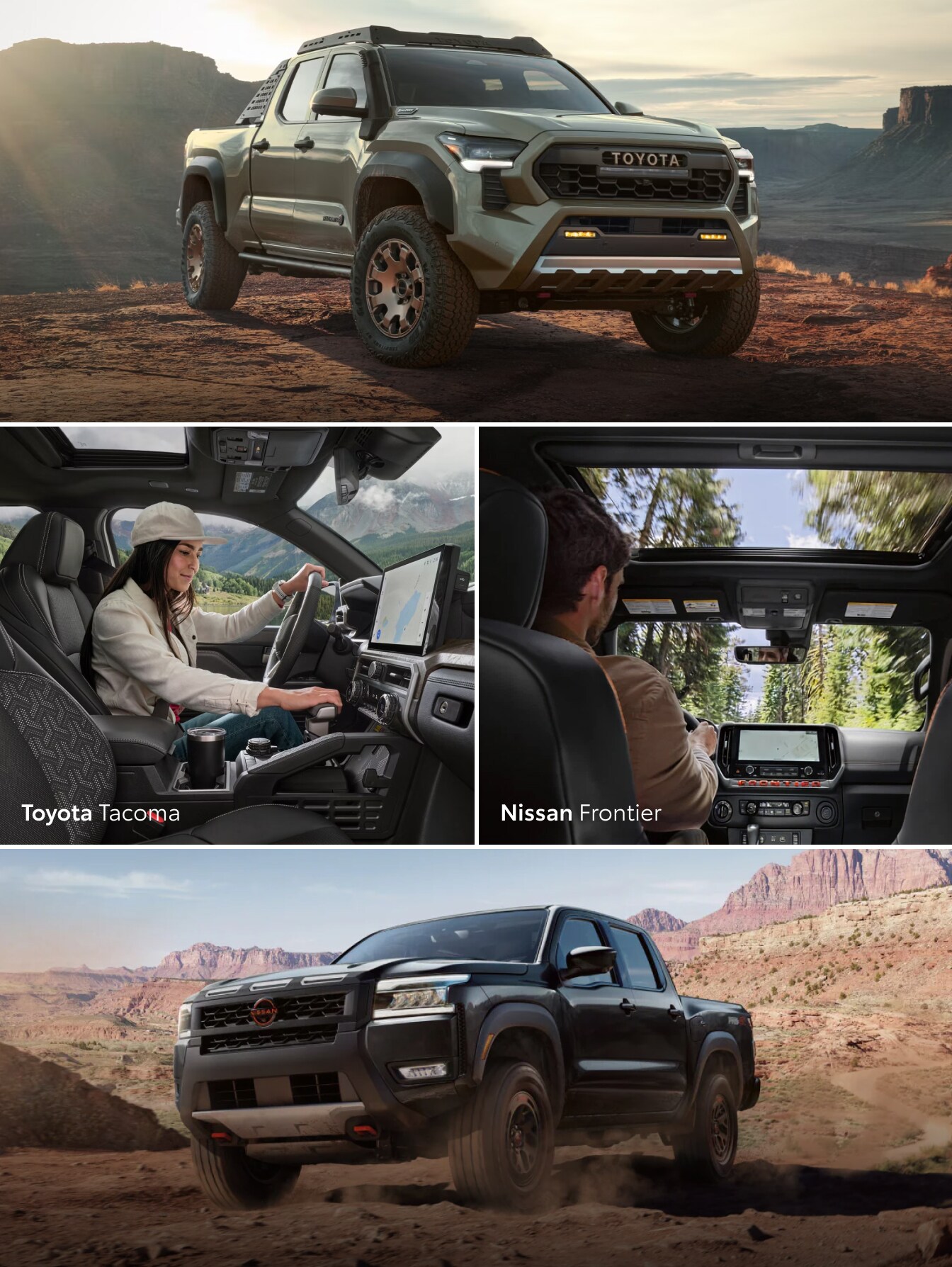 Nissan Frontier vs. Toyota Tacoma: Off-Road
