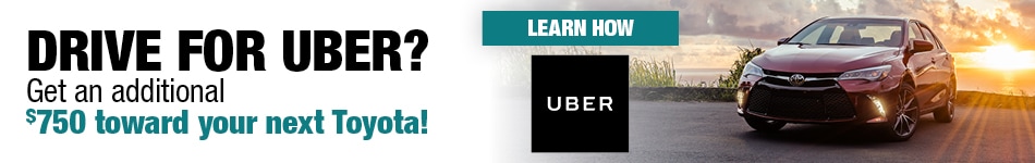 $750 Uber Incentive | Tony Divino Toyota