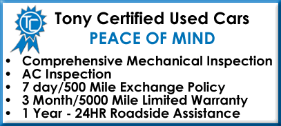 Tony Volkswagen Certified Used Cars