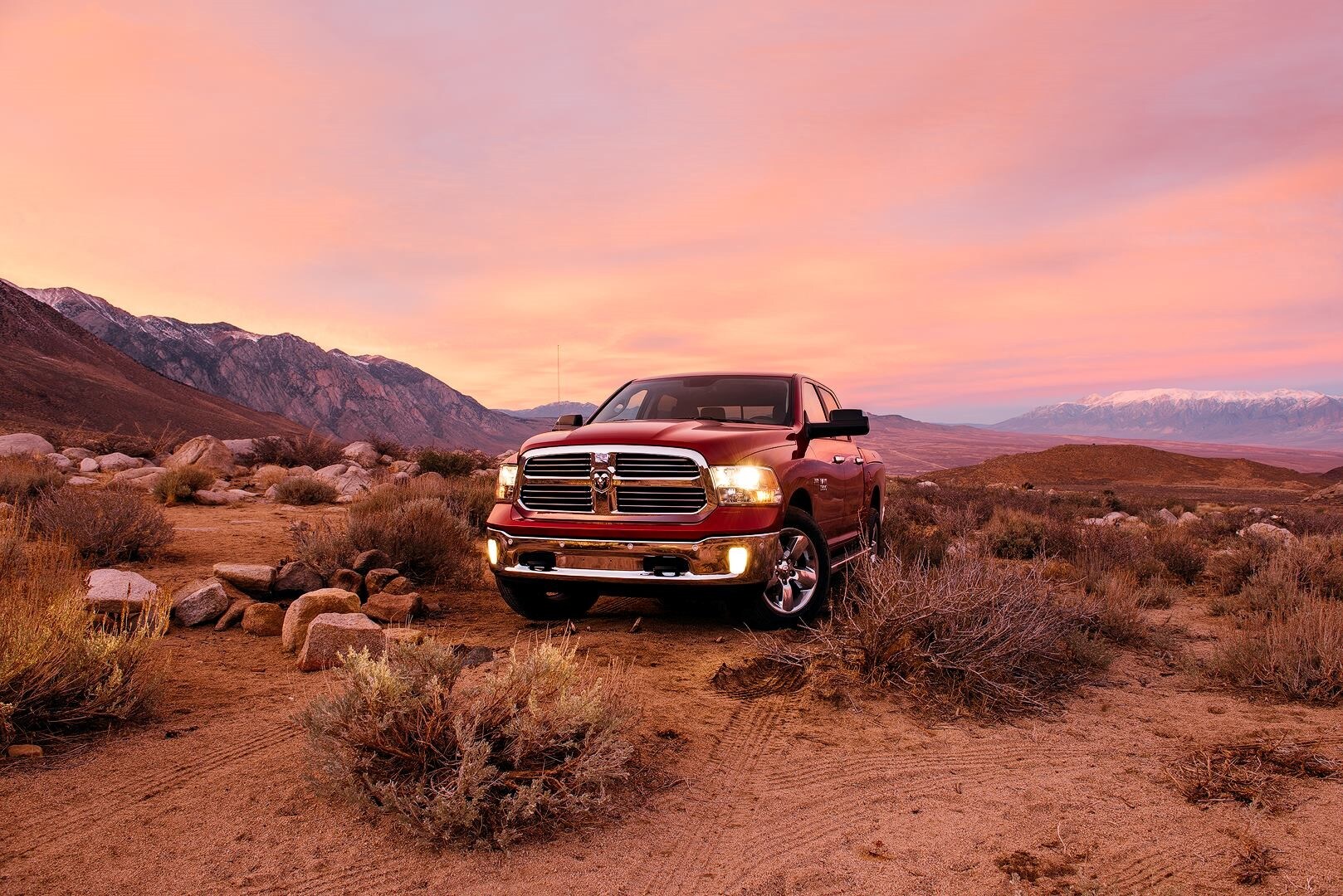 2016 Ram 1500 Big Horn Crew Cab Red.jpg