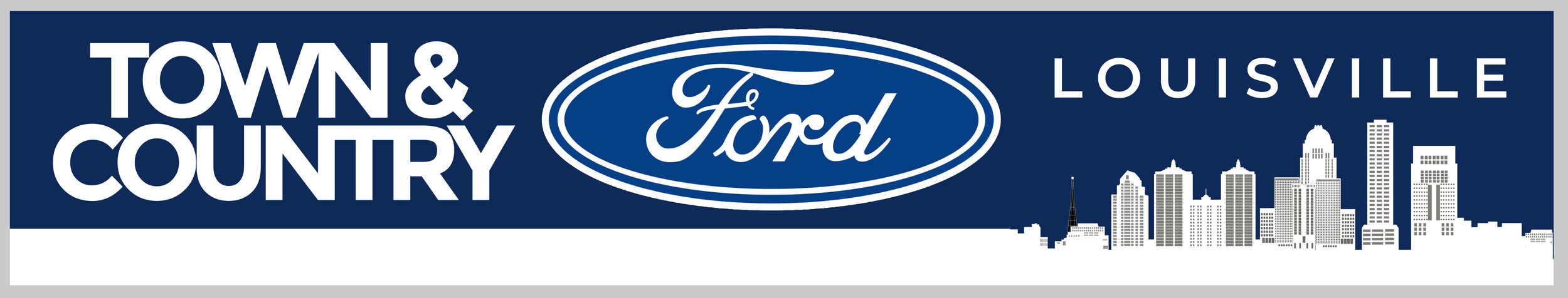 The Town and Country Ford Logo.