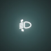 Automatic Headlight Leveling System Warning Light