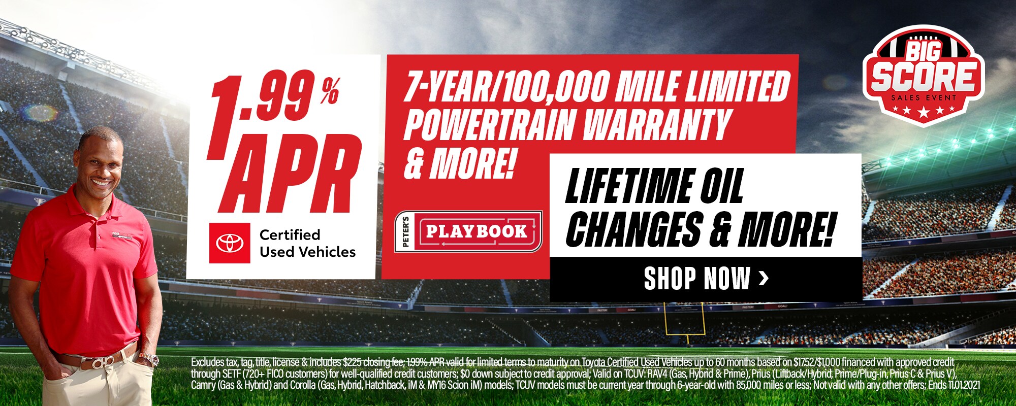 1.9% APR on Toyota Certified Used Vehicles